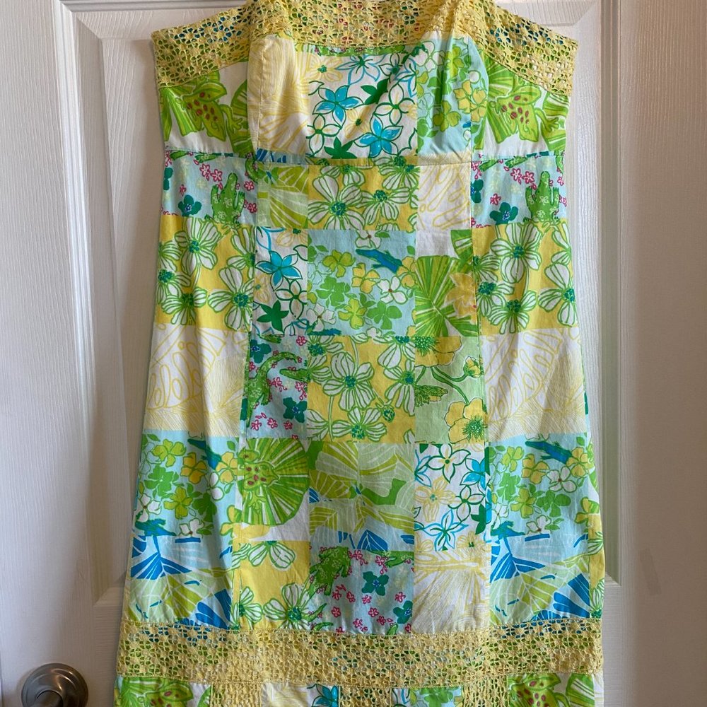 Lilly Pulitzer strapless dress